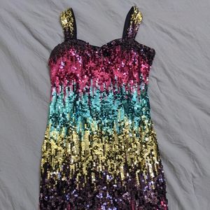 Sequin Sheath Dress
